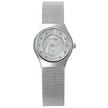 Skagen Steel Collection Mother-of-Pearl Dial Women's Watch #233XSSMP1