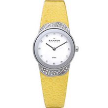 Skagen Steel Collection White Dial Women's Watch #818SSLY