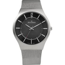 Skagen Steel Mesh Strap Analog Mens Wristwatch 833xlssb1