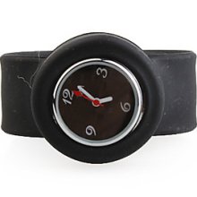 Slap Fashion Jelly Watch For Women (Black)