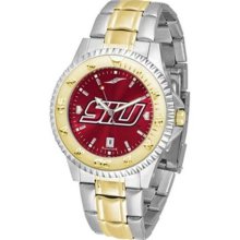 Southern Illinois Salukis SIU NCAA Mens Two-Tone Anochrome Watch ...