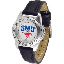 Southern Methodist Mustangs SMU NCAA Womens Leather Wrist Watch ...