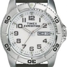 Sport Timex Indiglo Men's Expedition Analog Silver Tone Watch T42501