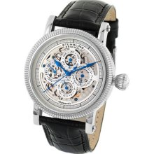 Stuhrling 150a 33152 Symphony Maestro Ii Skeleton Gmt Watch