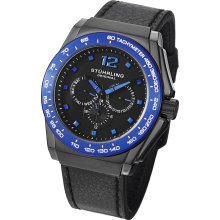 Stuhrling Original Men's Concorso Tonneau Quartz Leather Strap Watch (Stuhrling Original Men's Watch)