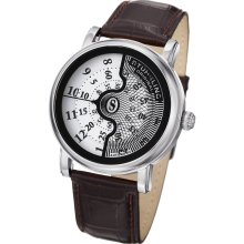 Stuhrling Original Men's Eclipse X Automatic Leather Strap Watch (Stuhrling Original Men's Watch)