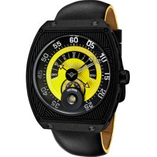 Stuhrling Original Men's Zephyer Yellow Dial Watch 282.335565