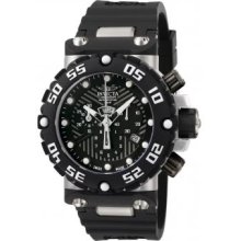 Subaqua Nitro Ss Cas Qtz Crono Blk Poly Invicta Watch