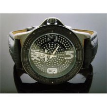 Super Techno by Joe Rodeo 0.10CT diamonds Watch Black Face & Case ...