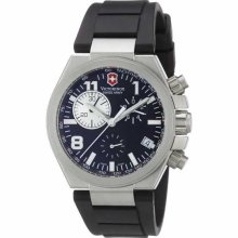 Swiss Army Victorinox Chronograph Rubber Mens Watch