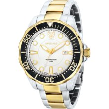 Swiss Eagle Men's SE Ballast White Stainless Steel Watch (Ballast White Stainless Steel Watch)