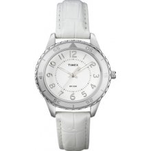 T2P022 Timex Ladies KALEIDOSCOPE White Watch