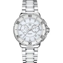 Tag Heuer Women's Formula 1 White & Diamond Dial Watch CAH1213.BA0863