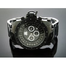 Techno Master 0.25CT Diamonds 50MM Black Watch TM-2115