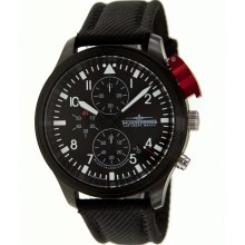 Thunderbirds 1066-t01 Black Falcon Mens Watch