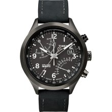 Timex 'Intelligent Quartz' Fly-Back Chronograph Watch Grey