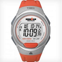 Timex Ironman 10-Lap Wristwatch, Orange