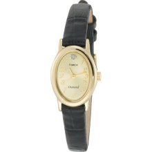 Timex Leather Ladies Watch T2N194