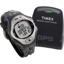 Timex T5e681 Ironman Fitness Watch Men's Grey Resin Speed Distance Monitor