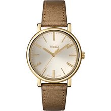 Timex Women's Originals with Champagne Classic Round Dial and Gold