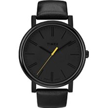 Timex Women's Originals with Black IP Case, Blacked-Out Dial and