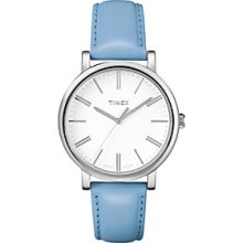 Timex Women's Originals with White Classic Round Dial and Blue