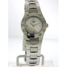 Tissot Diamond T-round Stainless Case And Bracelet Mop Dial T64168581