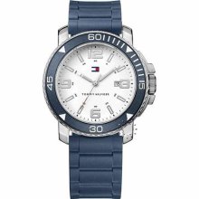 Tommy Hilfiger Blue Rubber Ladies Watch