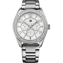 Tommy Hilfiger Gracie Multifunction Women Watch Steel Round Japanese Quartz