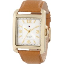 Tommy Hilfiger Tan Leather Women's Watch 1781210