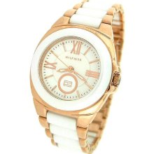 TOMMY HILFIGER TWO TONE BRACELET LADIES WATCH