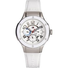 Tommy Hilfiger Women's White Silicon Watch