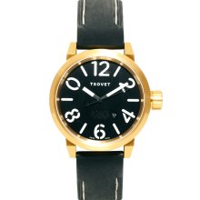 Tsovet LX73 Leather Strap Watch Black