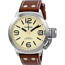 TW Steel CEO 45 mm Cream Dial Mens Watch TW1R