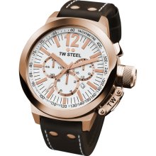 TW Steel Men's CEO Canteen White Dial Watch TW-Steel-CE1019