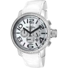 Tw Steel Men's White Mother Of Pearl Dial Watch TW54