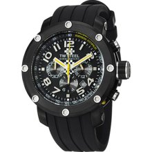 TW Steel Watches Men's Black Dial Blac Rubber Black Rubber/Black Dial