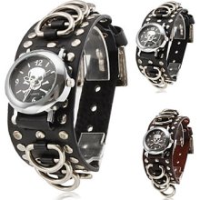 Unisex PU Analog Quartz Wrist Watch (Assorted Colors)