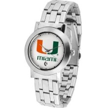 University of Miami Hurricanes Men's Watch Stainless Steel