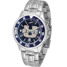 Utah State University UTU Men's Stainless Steel Dress Watch