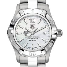 UVA TAG Heuer Watch - Women's Steel Aquaracer w/ Mother of Pearl