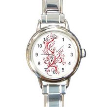 Valentine Love 16 Starter Italian Charm Links Round Watch 29