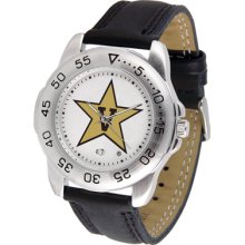 Vanderbilt Commodores Logo- Mens Sport Leather Watch