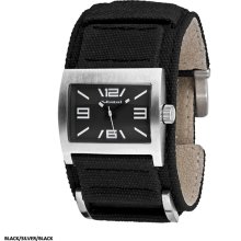 Vestal Legionnaire Watch - Black/Silver/Matte Black LGA021 (CLOSEOUT)