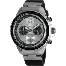 Vestal Mens ZR-2 Chronograph Stainless Watch - Black Rubber Strap ...