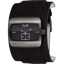 Vestal Saint Watch - Black Canvas / Gunmetal / Black