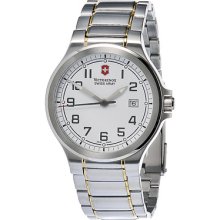 Victorinox Swiss Army Peak Ii Two Tone White Dial Men's Watch 241277.cb