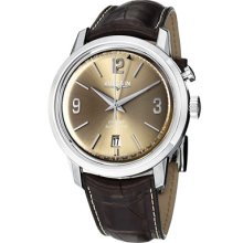 Vulcain Watches Men's 50s Presidents Brown Dial Brown Leather Brown L