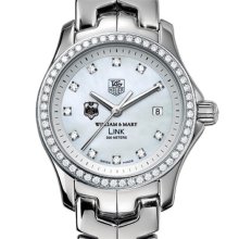 W & M Women's TAG Heuer Link Watch w/ Diamond Bezel