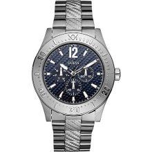 Watch Guess Carbonized W12090g1 MenÂ´s Blue